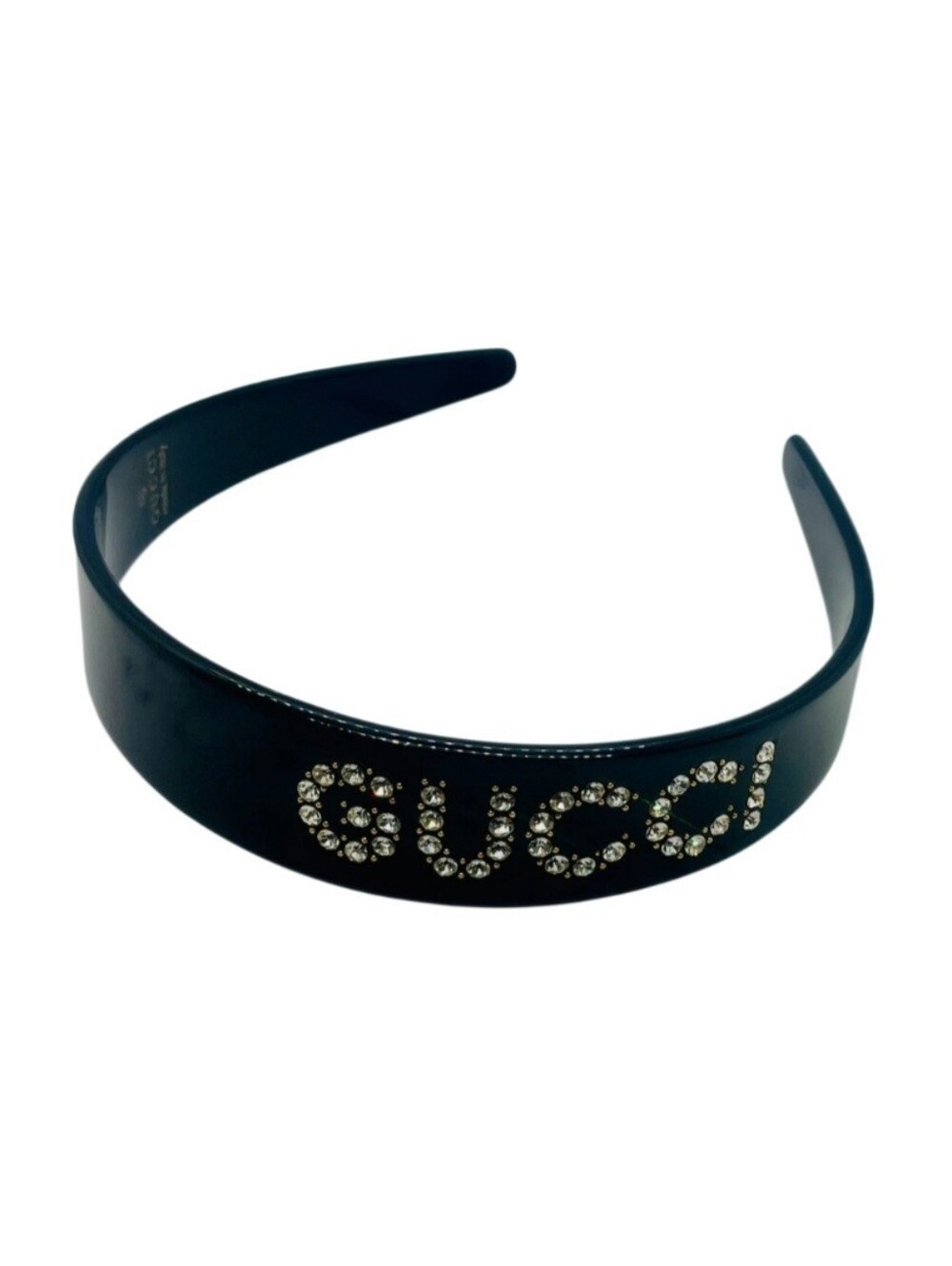 Gucci  Headband with Crystal Logo Detailing